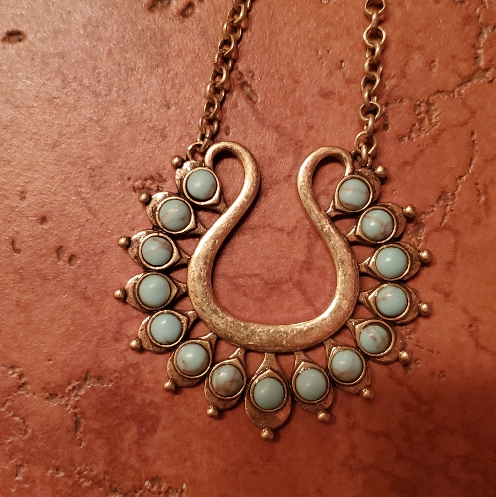 Vintage Lucky Brand Southwest 32" Necklace